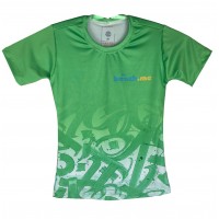 CAMISETA BEACH.ME PAINT INFANTIL - VERDE